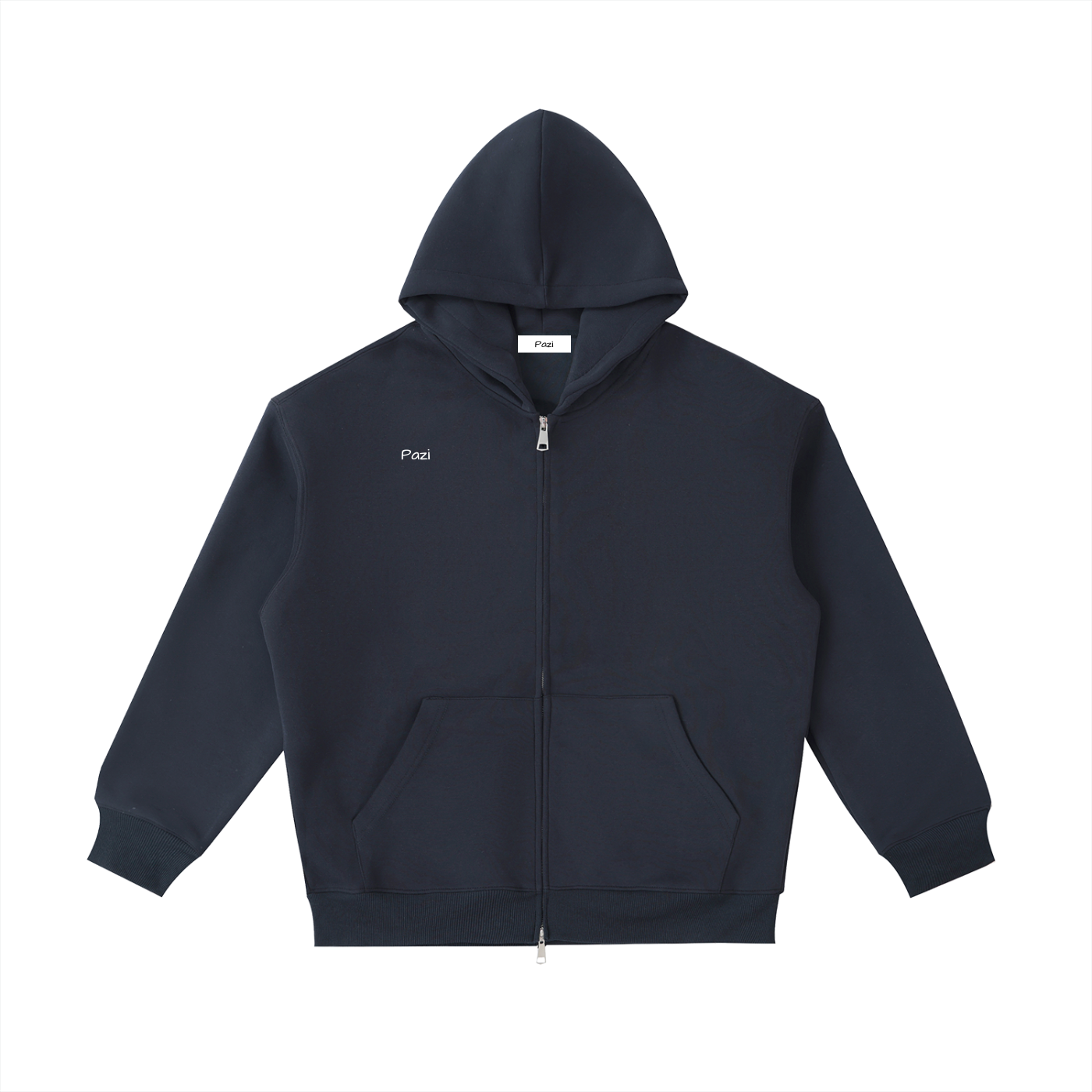 Heavyweight Zip-Up Hoodie - Cow Design