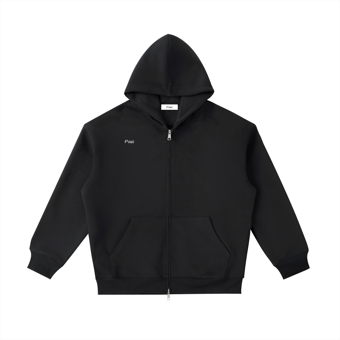 Heavyweight Zip-Up Hoodie - Cow Design