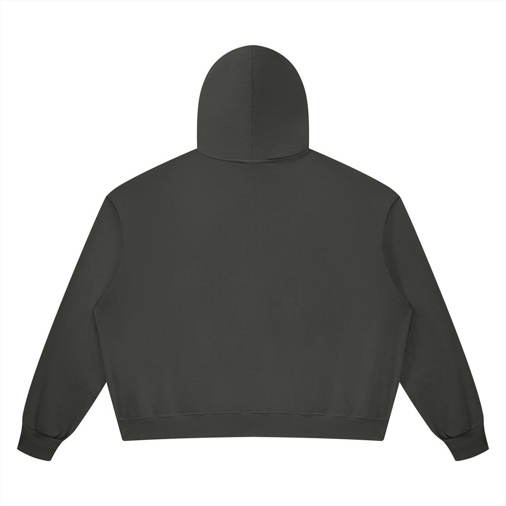 Boxy Double Zip Hoodie