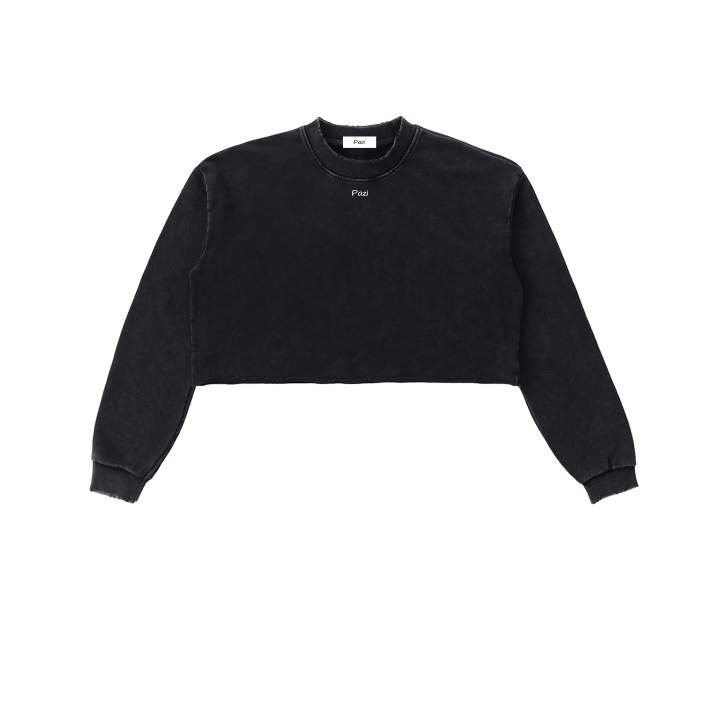 Washed Cropped Long Sleeve