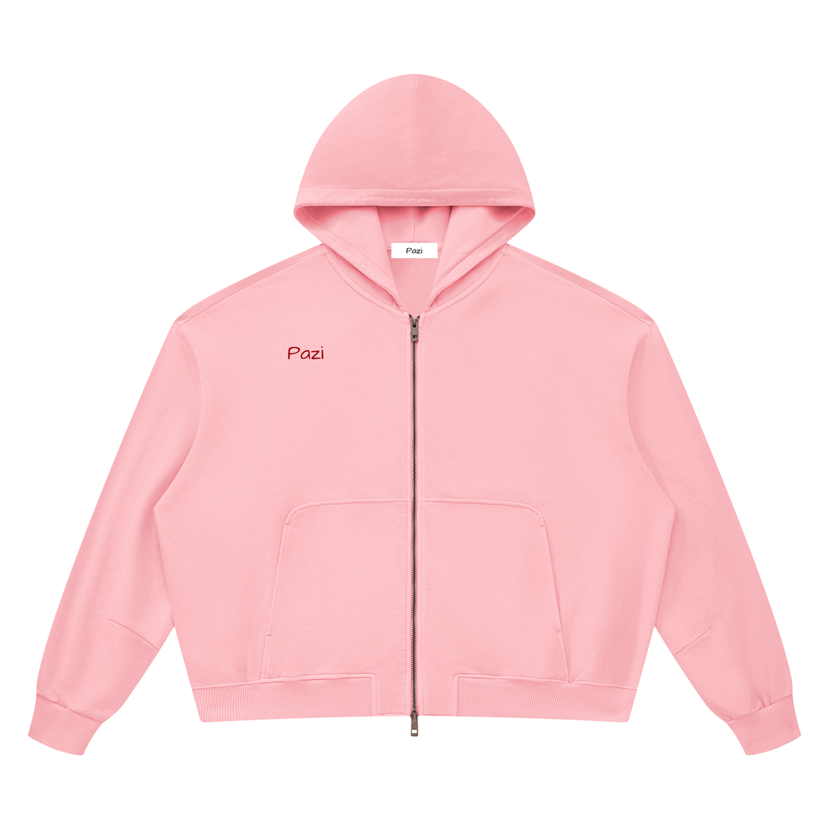 Boxy Double Zip Hoodie