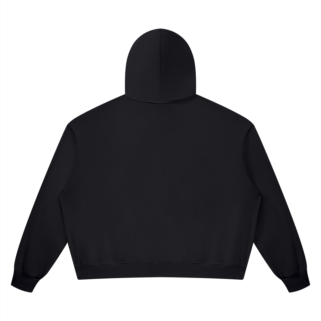 Boxy Double Zip Hoodie