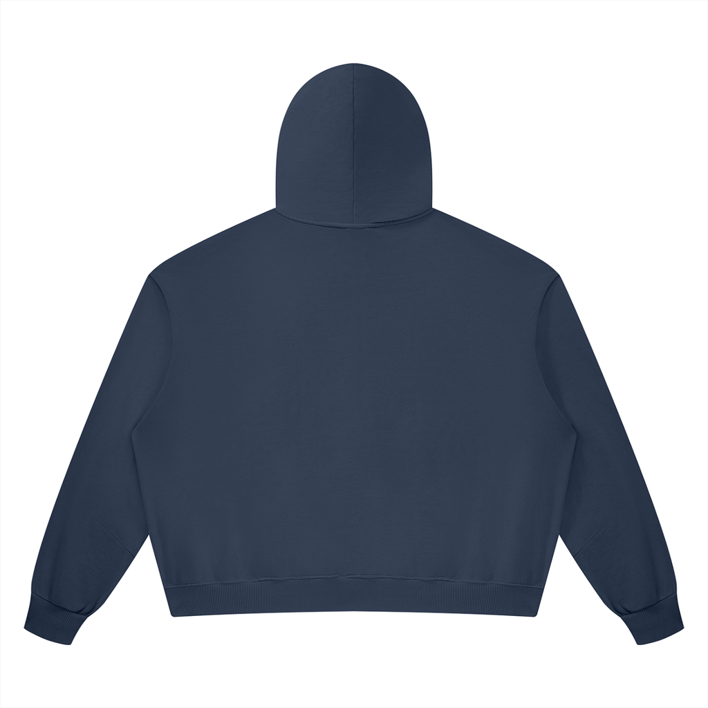 Boxy Double Zip Hoodie