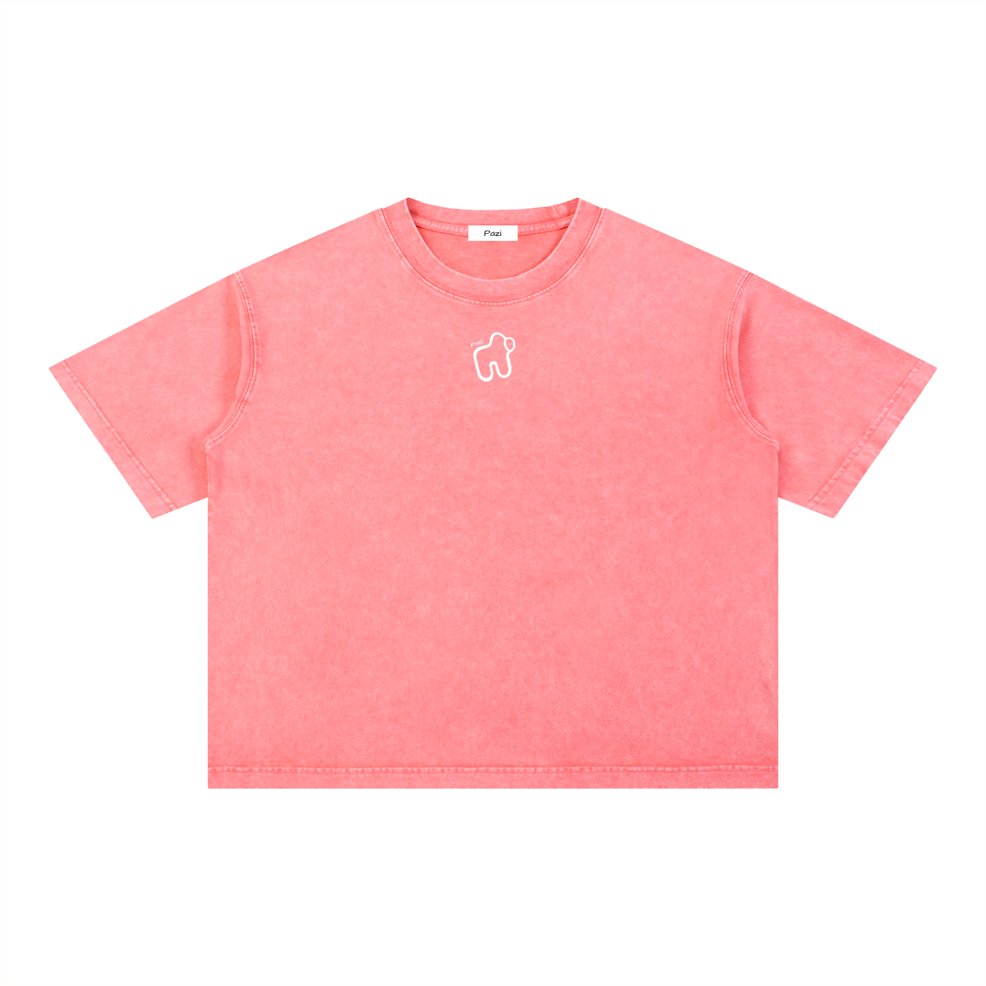 Mineral Wash Boxy Cotton T-Shirt