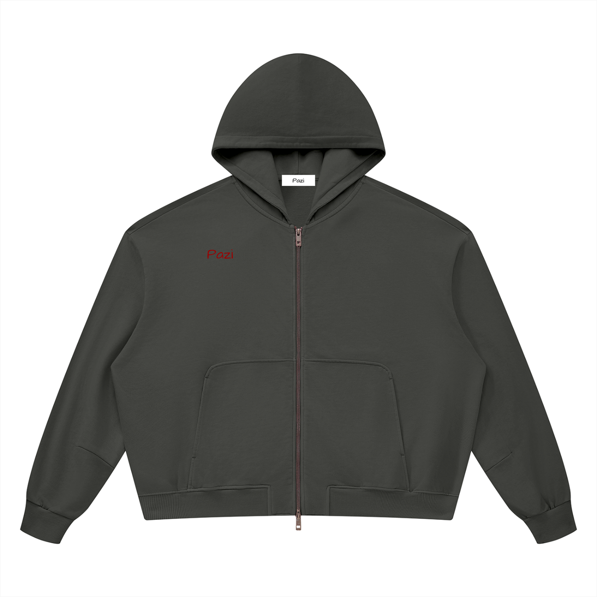 Boxy Double Zip Hoodie