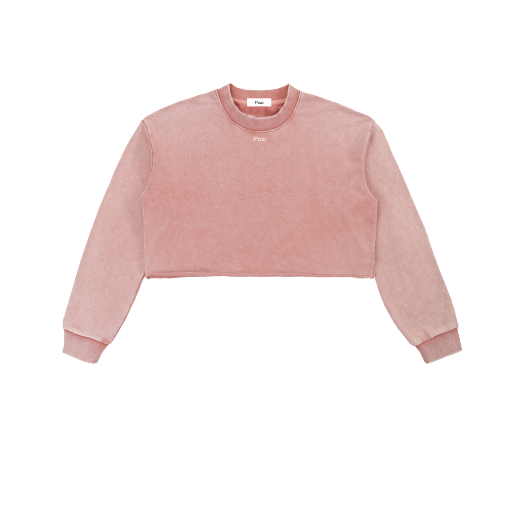 Washed Cropped Long Sleeve