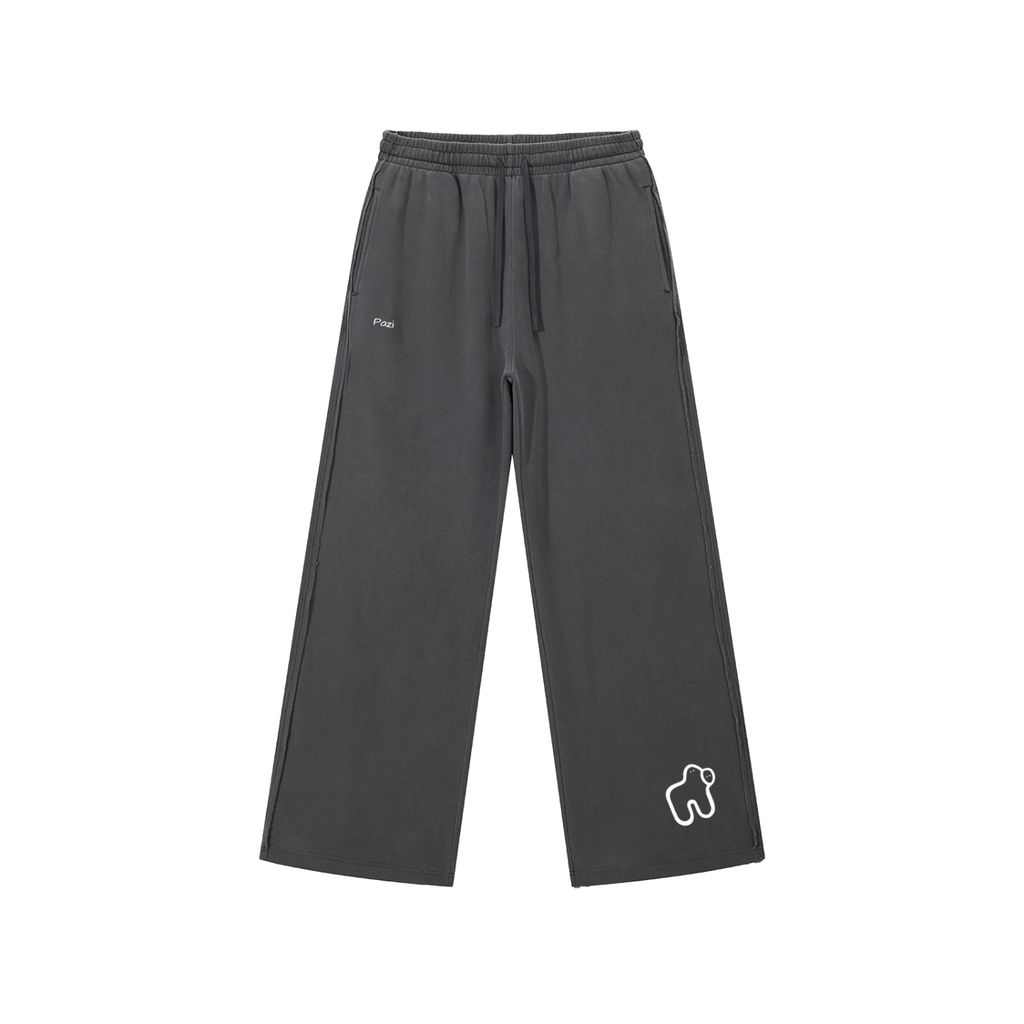 Washed Raw Edge Sweatpants