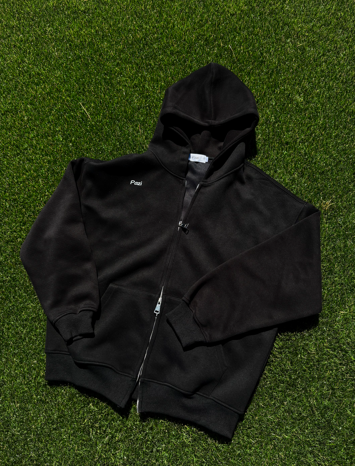 Double Zip-Up Hoodie - Cow Design