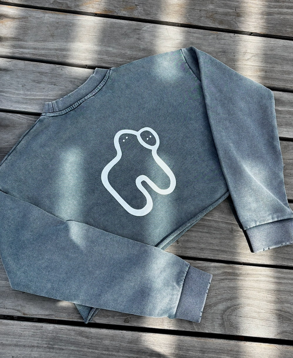 Washed Cropped Long Sleeve
