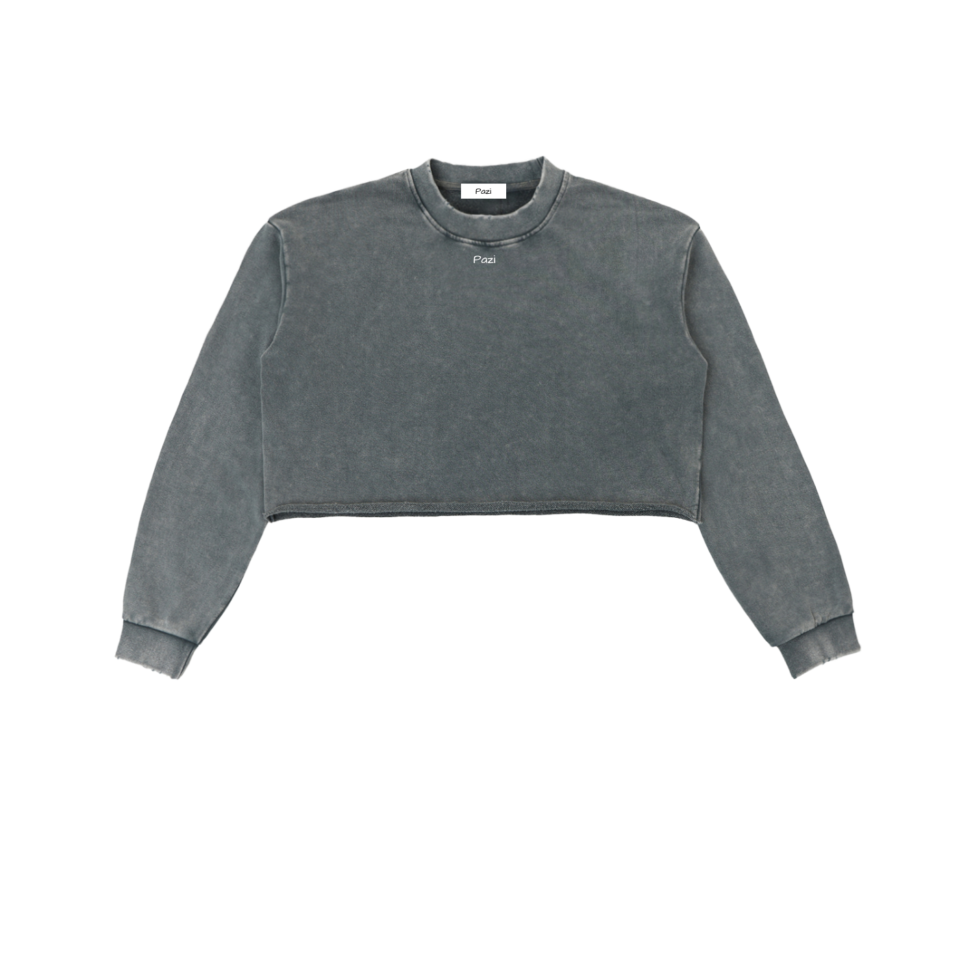 Washed Cropped Long Sleeve