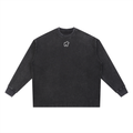 Washed Waffle Oversized Long Sleeve