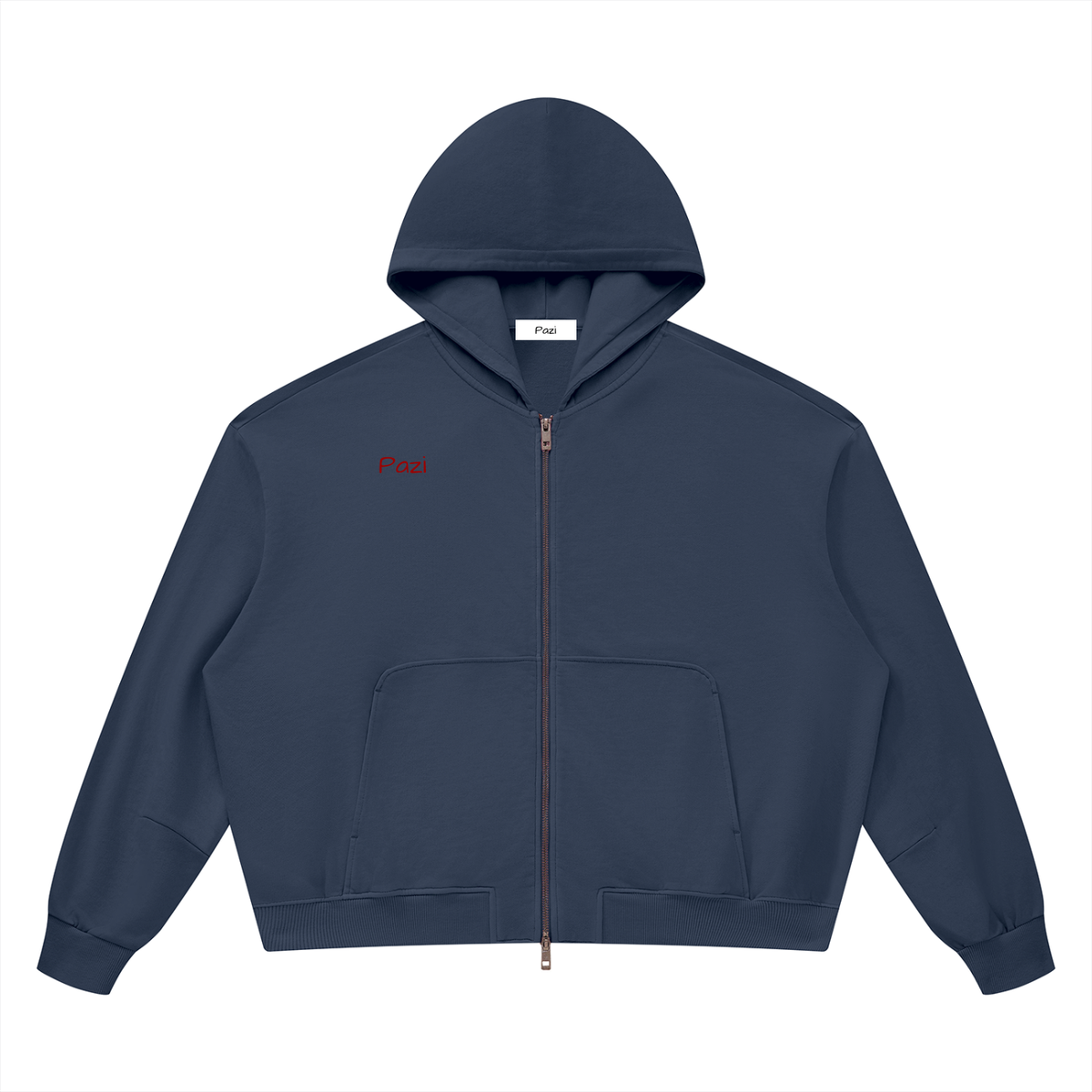 Boxy Double Zip Hoodie