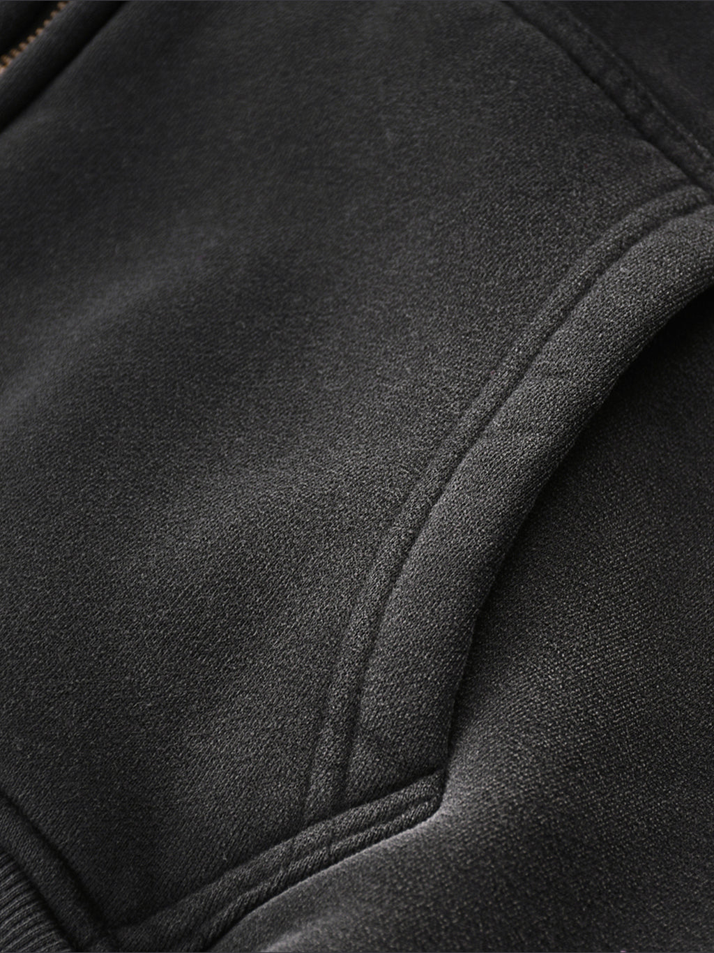 Boxy Fleece Double-Zip Hoodie