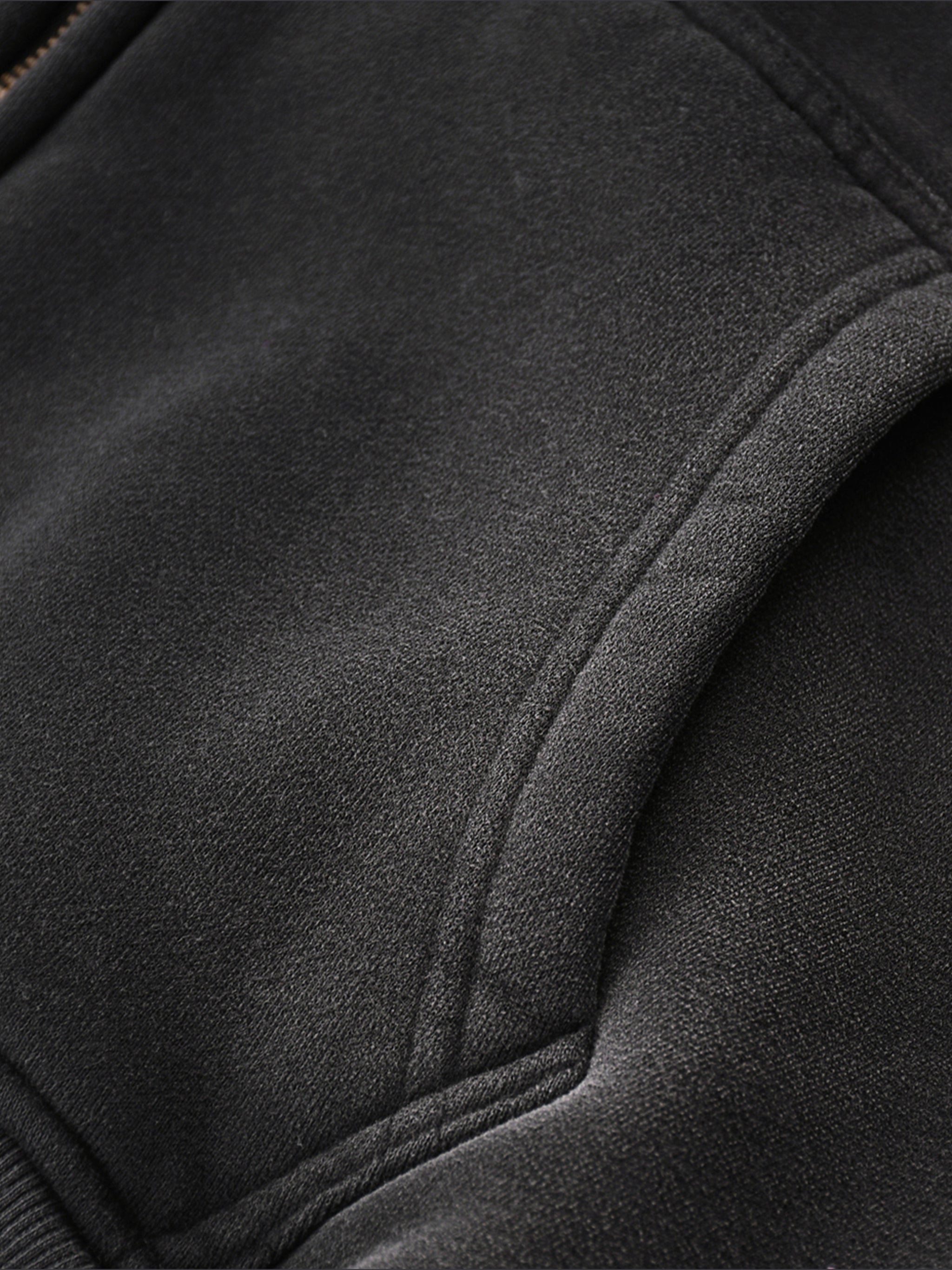 Boxy Fleece Double-Zip Hoodie
