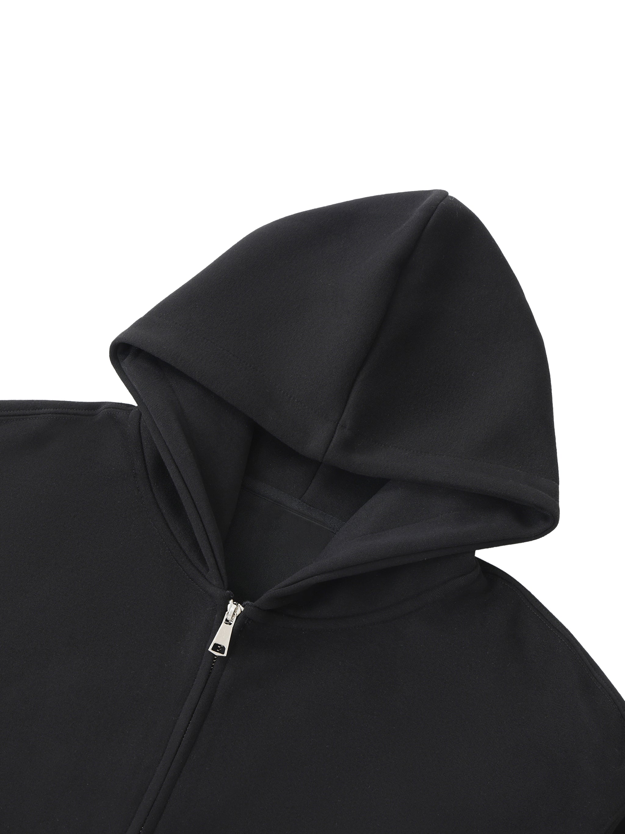 Heavyweight Zip-Up Hoodie - Cow Design