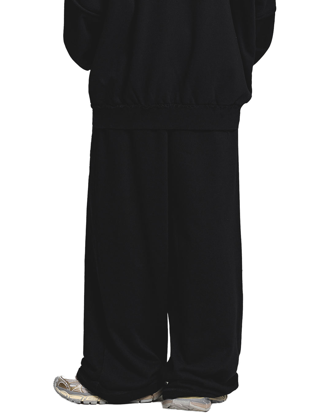 Washed Raw Edge Sweatpants