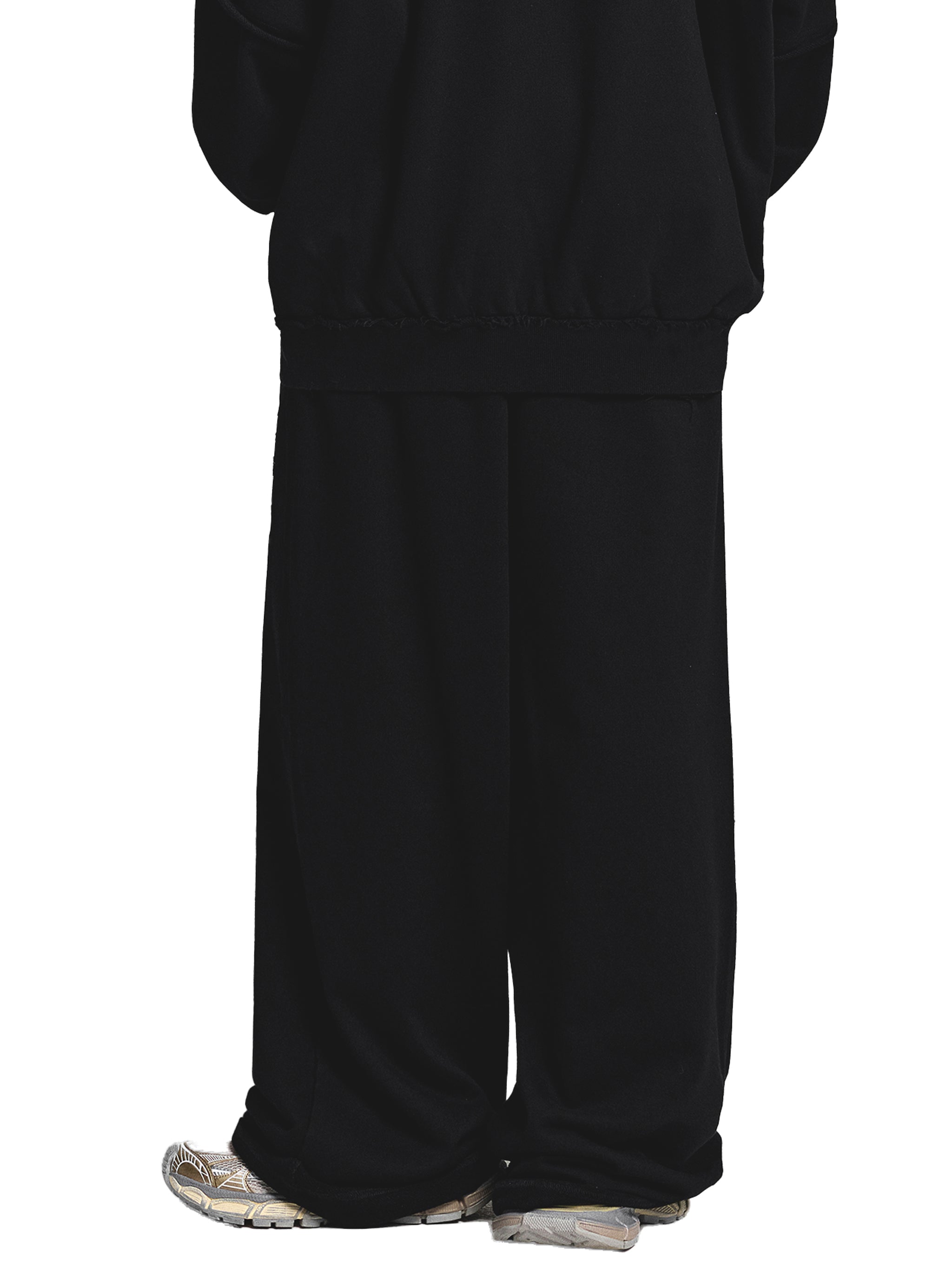 Washed Raw Edge Sweatpants