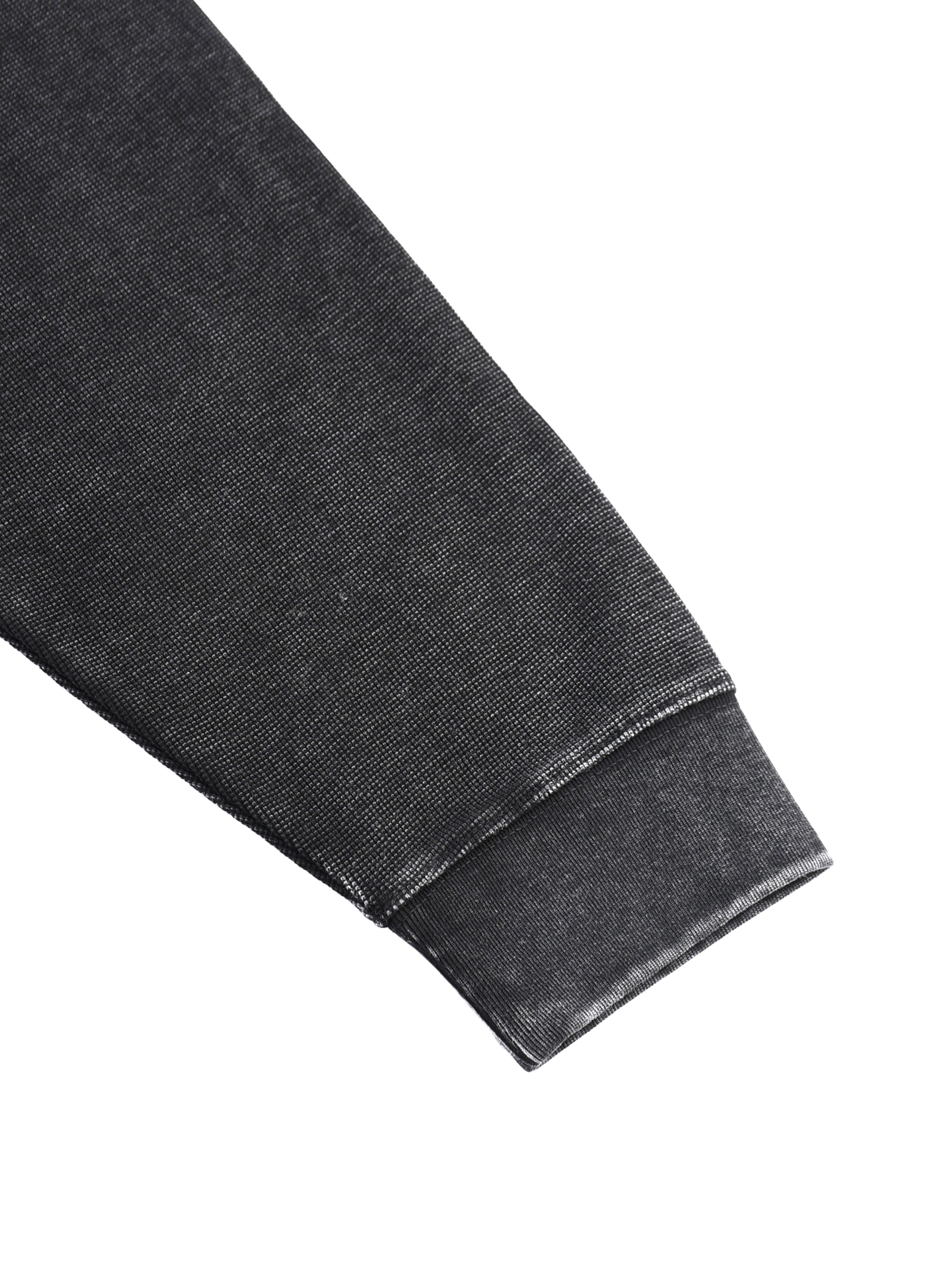 Washed Waffle Oversized Long Sleeve