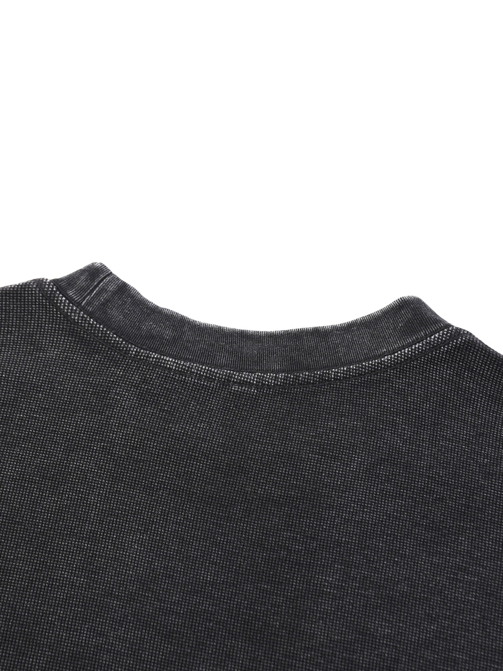 Washed Waffle Oversized Long Sleeve