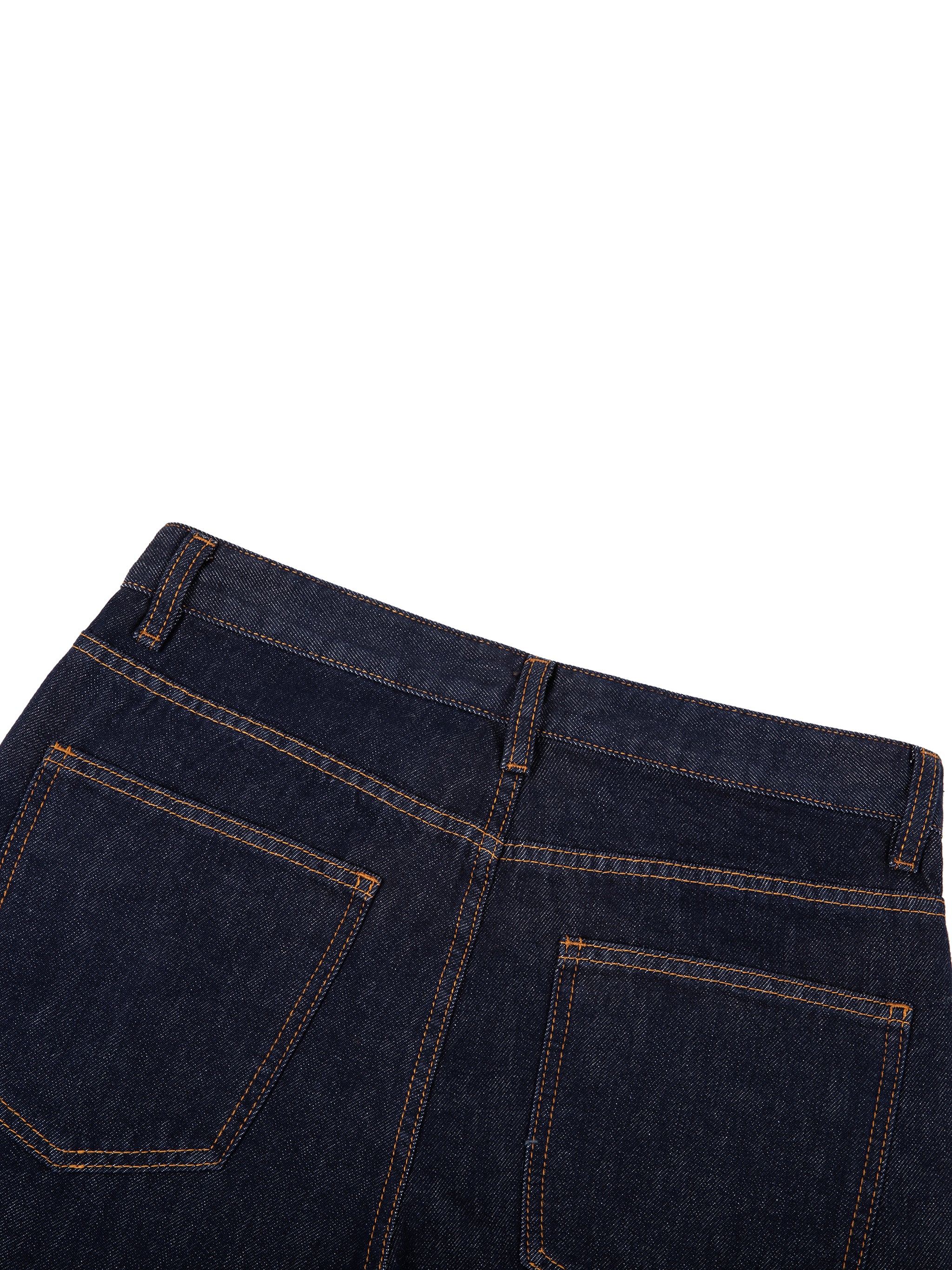Men's Heavyweight Straight Leg Denim Jeans - Cow Design