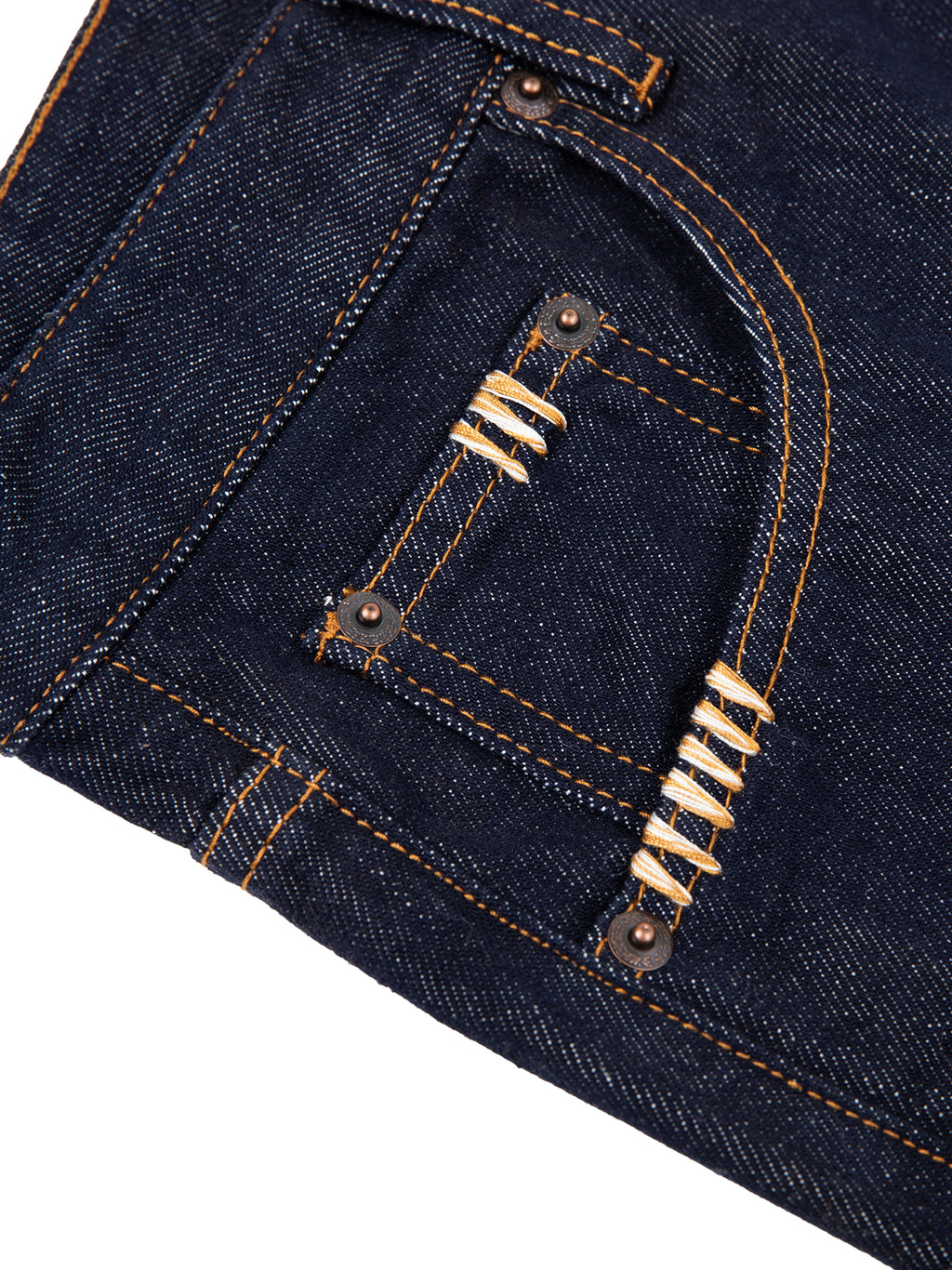 Men's Heavyweight Straight Leg Denim Jeans - Cow Design