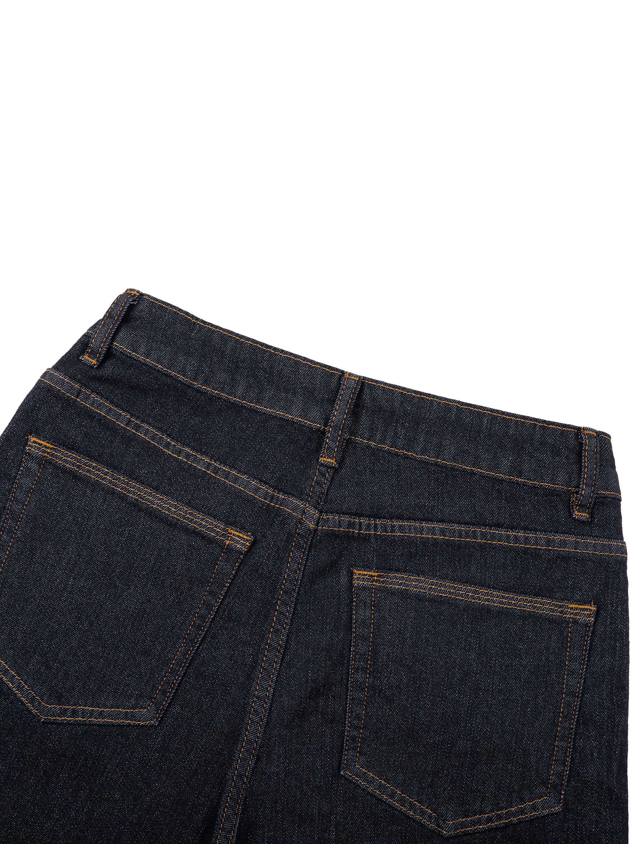 Women's Straight-Leg Denim Jeans - Cow Design