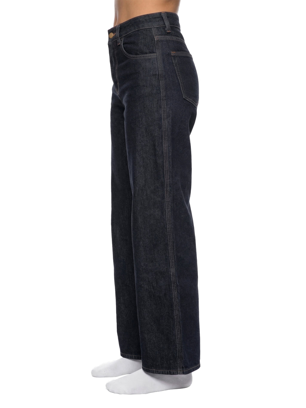 Women's Straight-Leg Denim Jeans - Cow Design