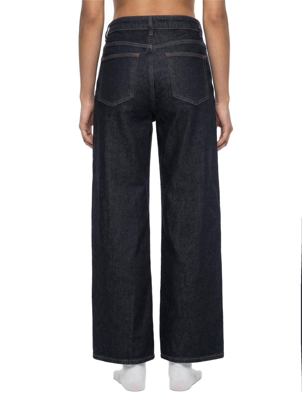 Women's Straight-Leg Denim Jeans - Cow Design